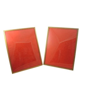 2 Art Deco Vintage Ornate Danish Photo Frames 18cm x 25cm photo