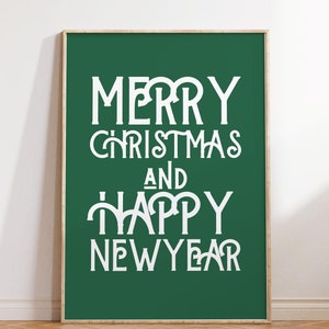 Christmas Wall Art Christmas Decorations Christmas Printable Wall Art Xmas Printable Home Decor Trendy Poster Holiday Print DIGITAL