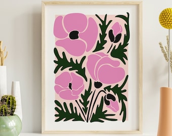 Peony Print Instant Download Printable Flower Art Botanical - Etsy