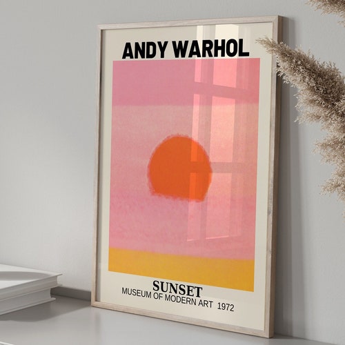 Andy Warhol Print Andy Warhol Poster Museum Poster Etsy Canada