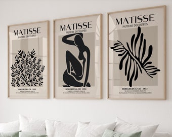 Henri Matisse Print Set: Vintage Museum Gallery Wall Art (Digital Download)