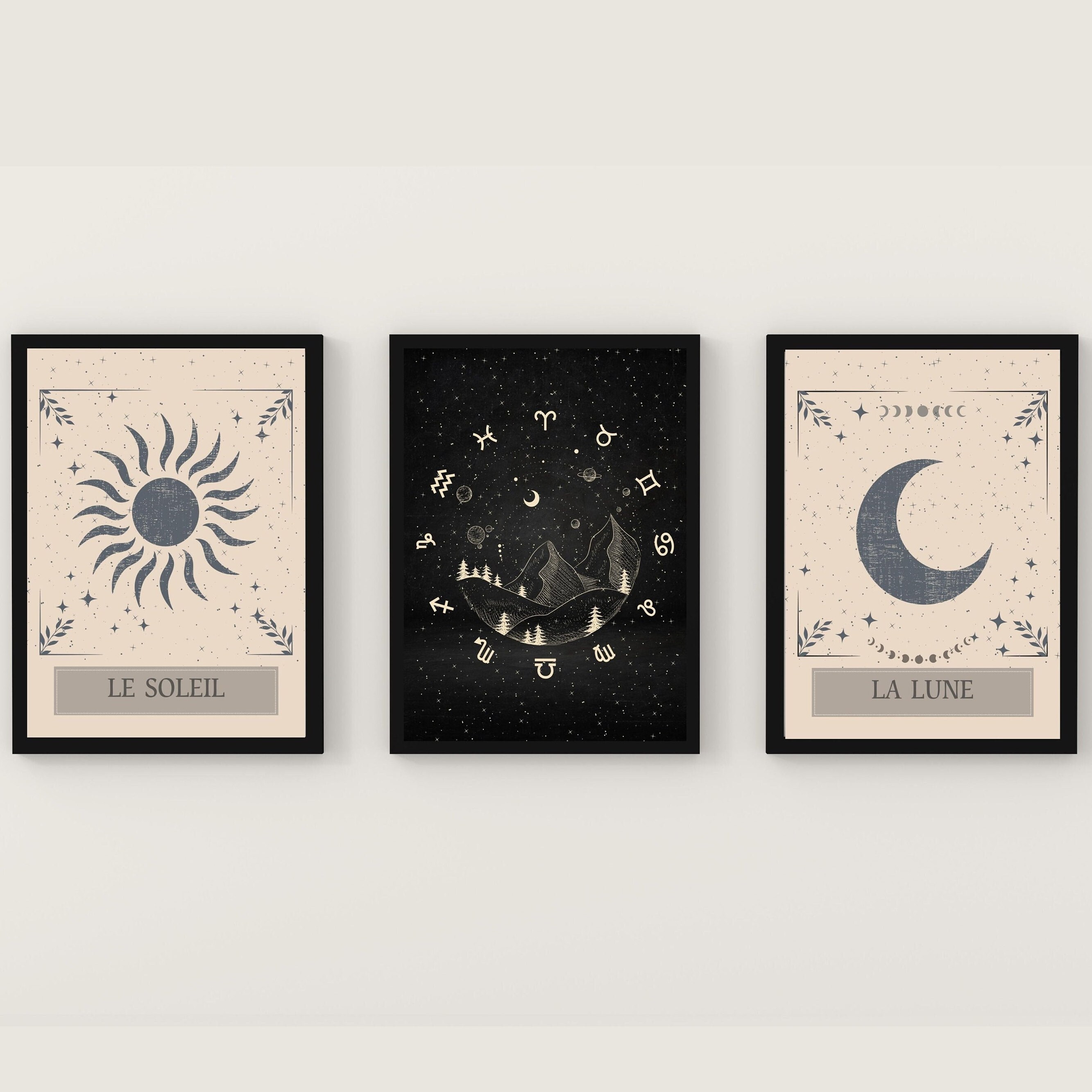 Lot De 5 Marque-pages Métal Style Tarot & Astrologie - Cadeau Unique Pour Lecteurs !
