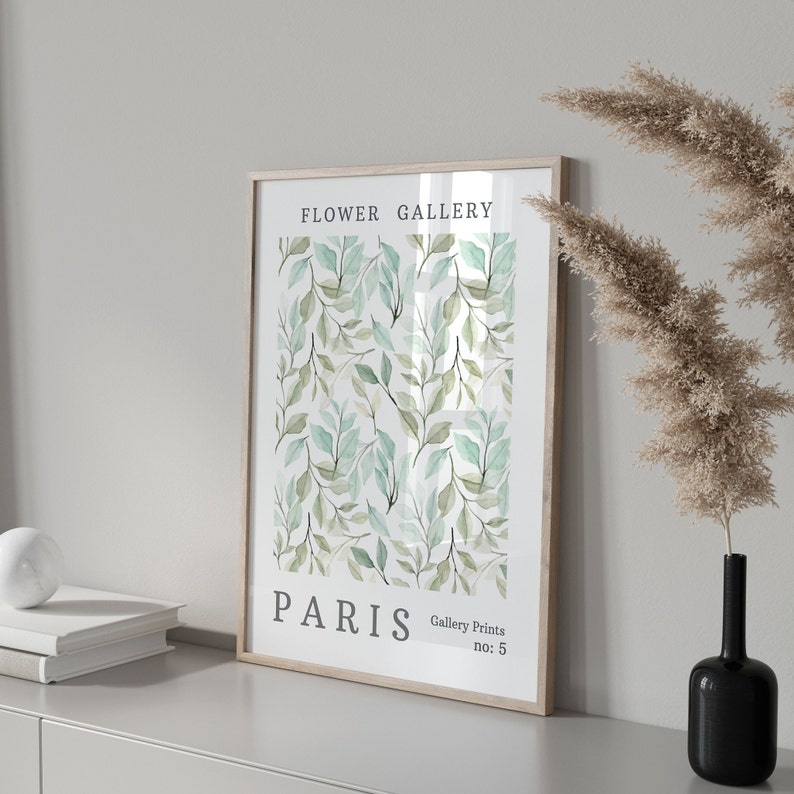 Flower Gallery Wall Art Set of 6 Botanical Print Trendy Etsy