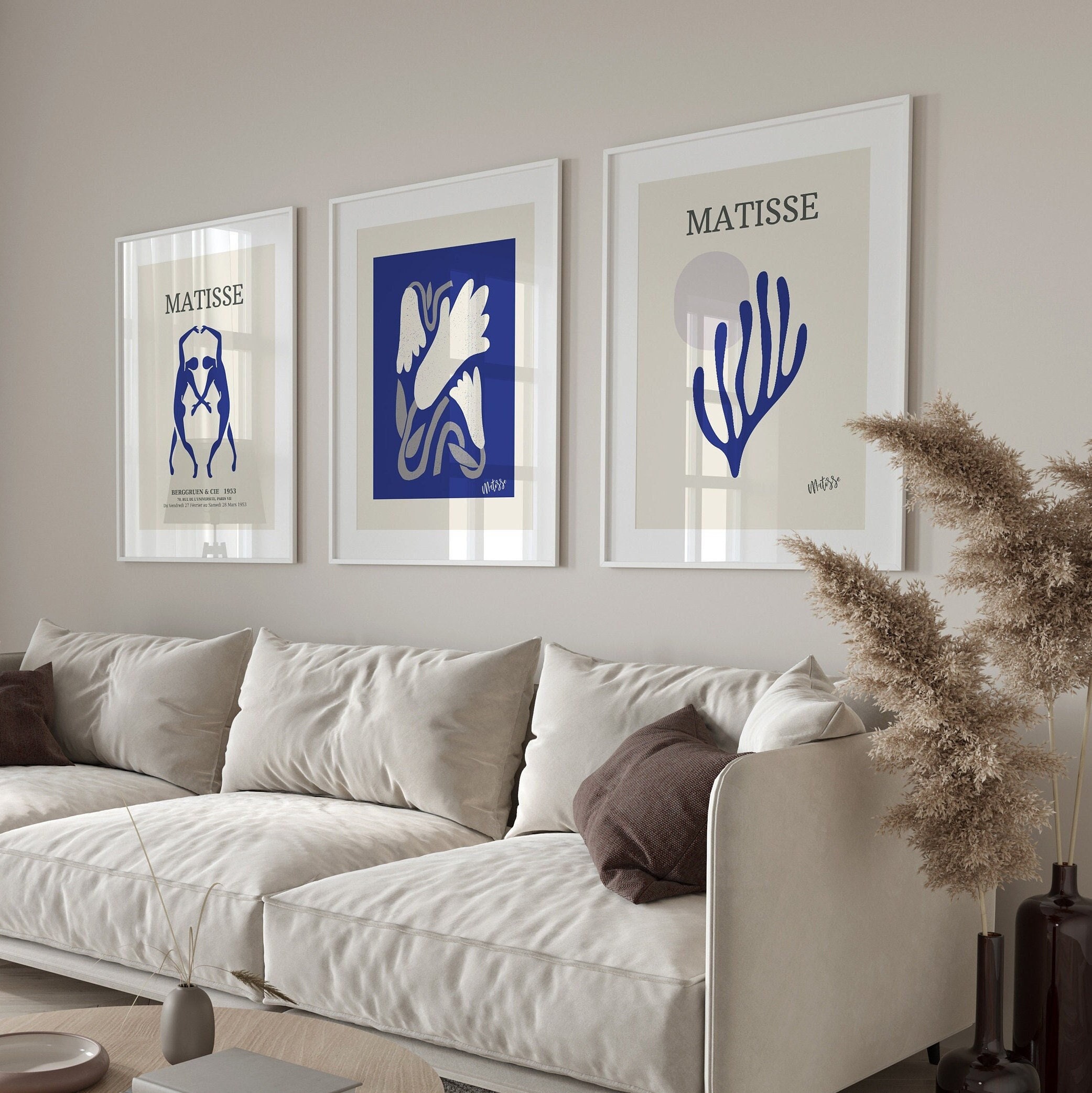 Matisse Wall Art Set of 3 Matisse Cutout Matisse Print Etsy Australia