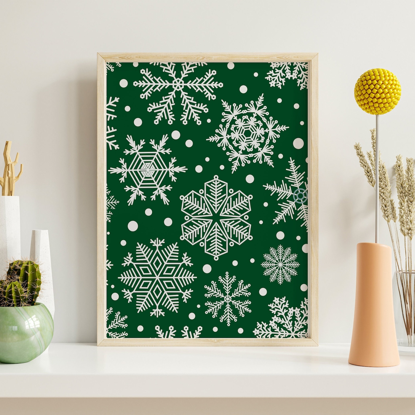 Christmas Printable Gallery Wall Art Bundle Set of 12 Xmas Etsy