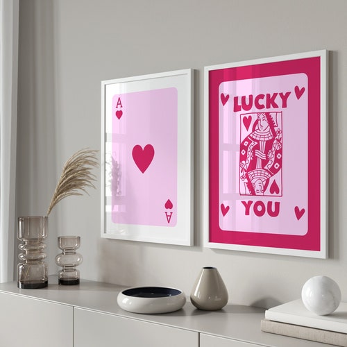 Trendy Retro Wall Art Set of 3 Retro Trendy Aesthetic Print Etsy