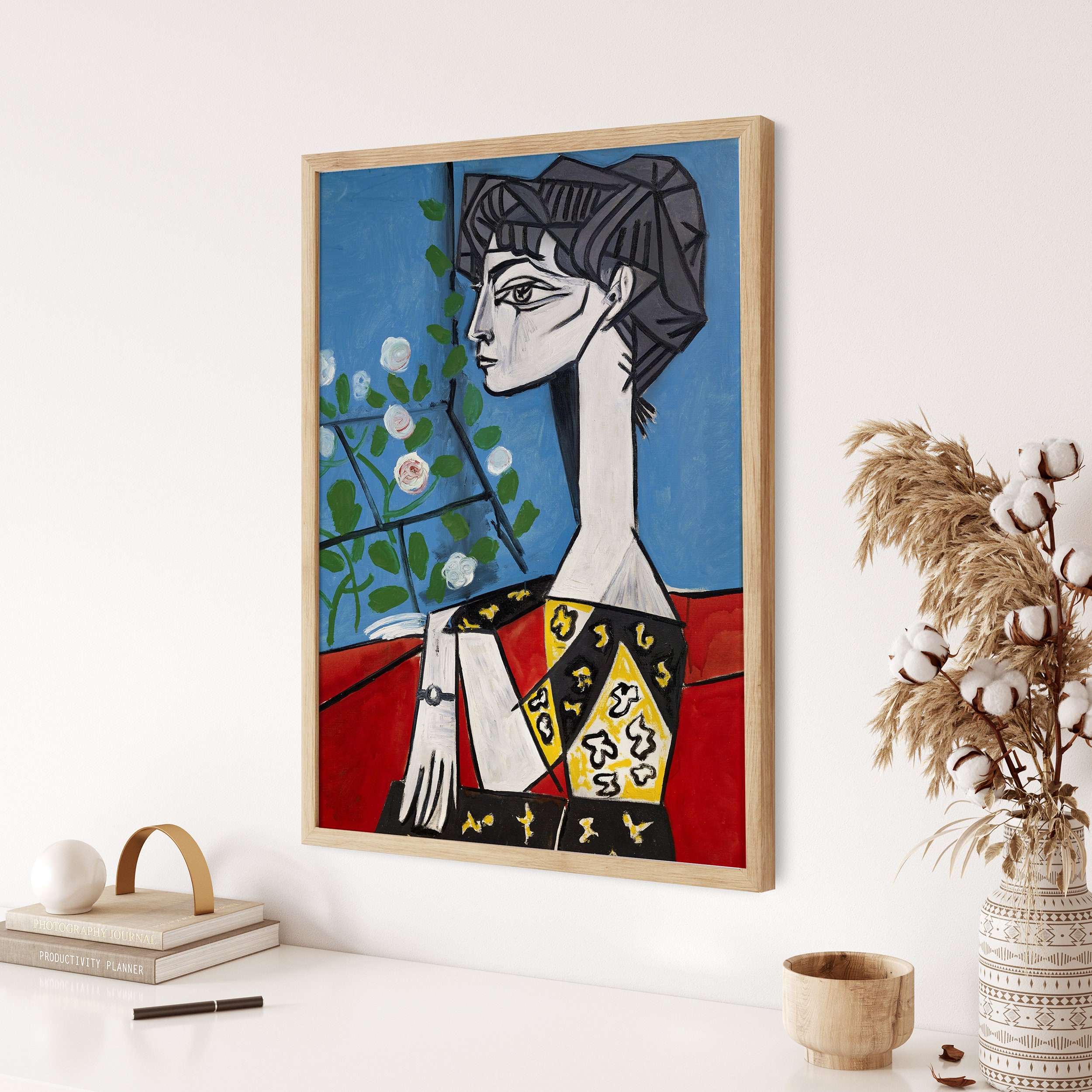 Pablo Picasso -jacqueline- Poster, Picasso Art Print, Exhibition
