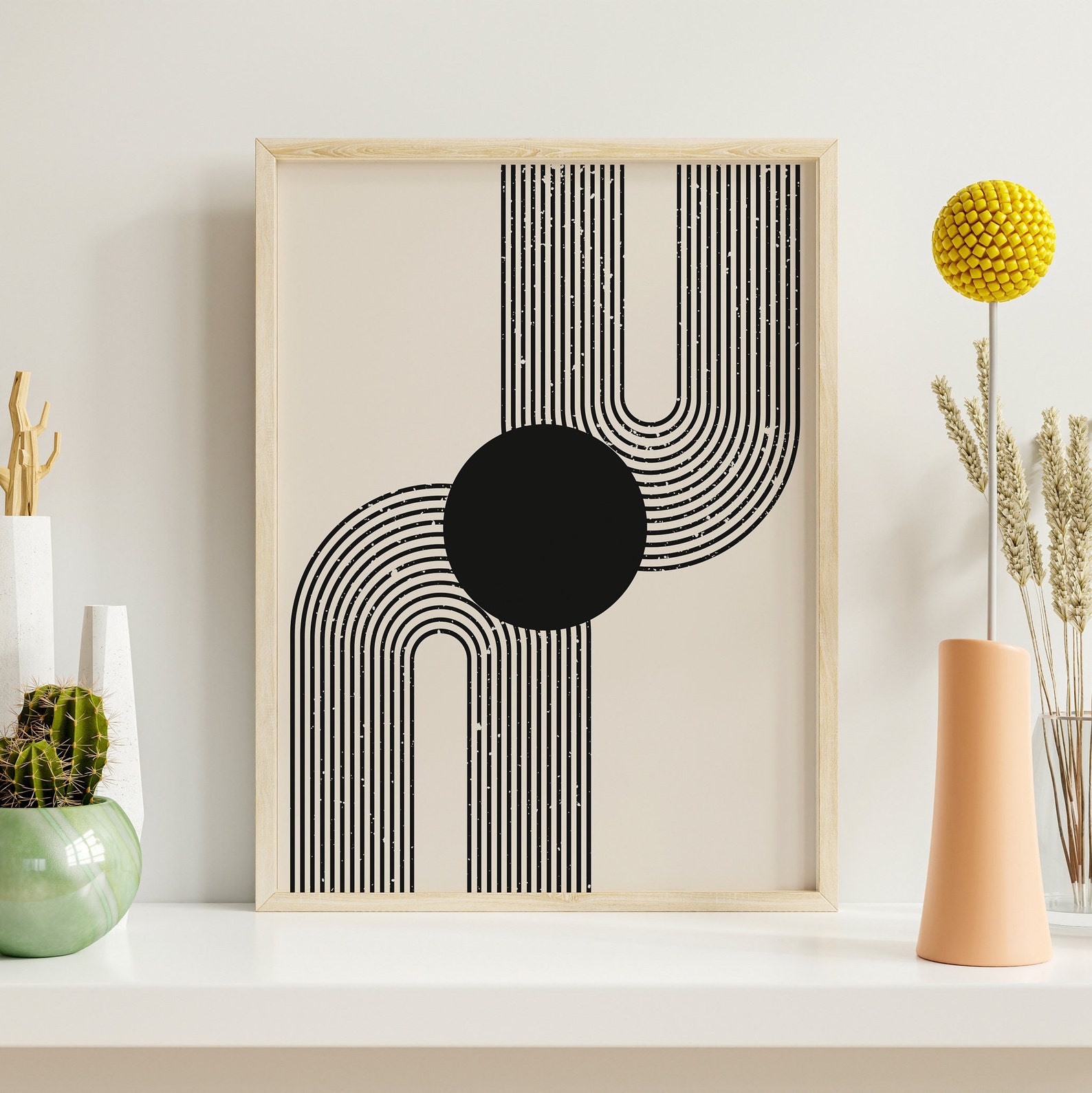 Gallery Wall Set of 6 Mid Century Modern Posters Set | Etsy