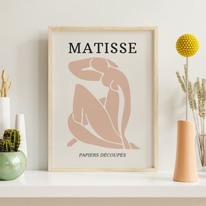 Set di stampe di Matisse: Blue Orange Gallery Wall Art (download digitale) immagine 7