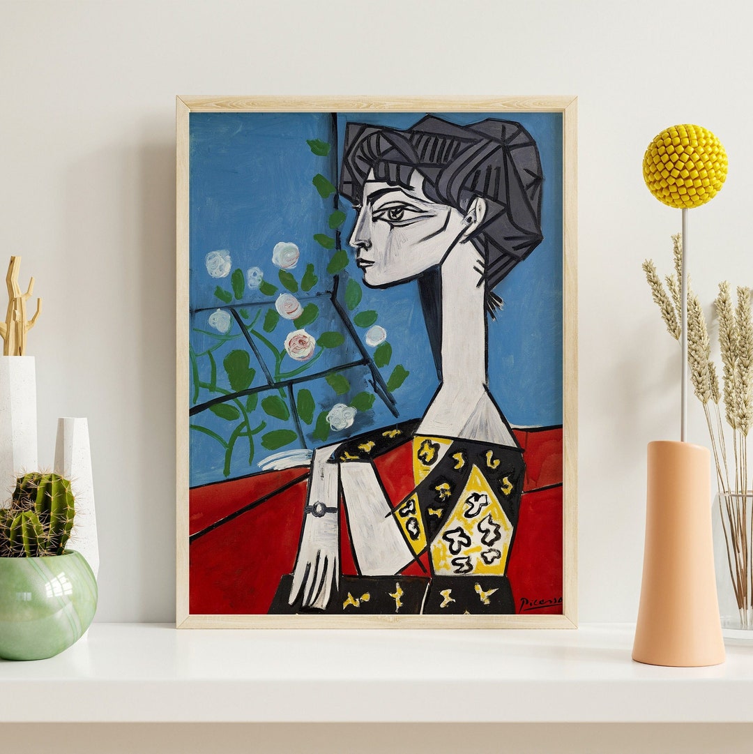 Pablo Picasso Jacqueline Poster Picasso Art Print Etsy 日本