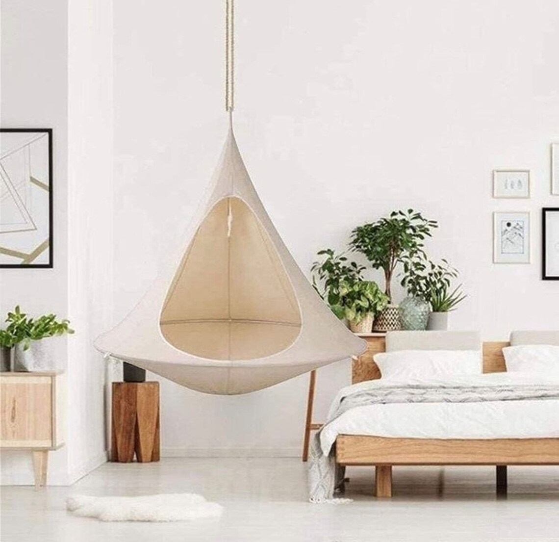 L Portable Outdoor Hammock Minimalist Camping Waterproof Swing Indoor