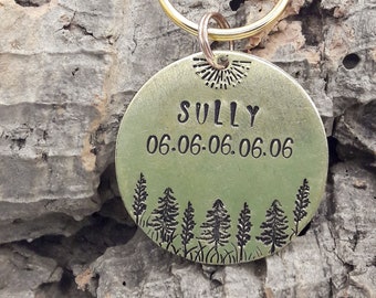 Médaille identité chien gravée "SULLY"; médaille identité personnalisée