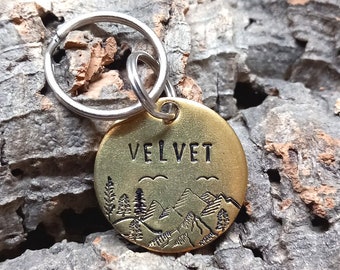 Médaille identité chien " Velvet"