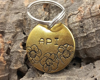 Médaille identité chien gravée "API", médaille identité personnalisable