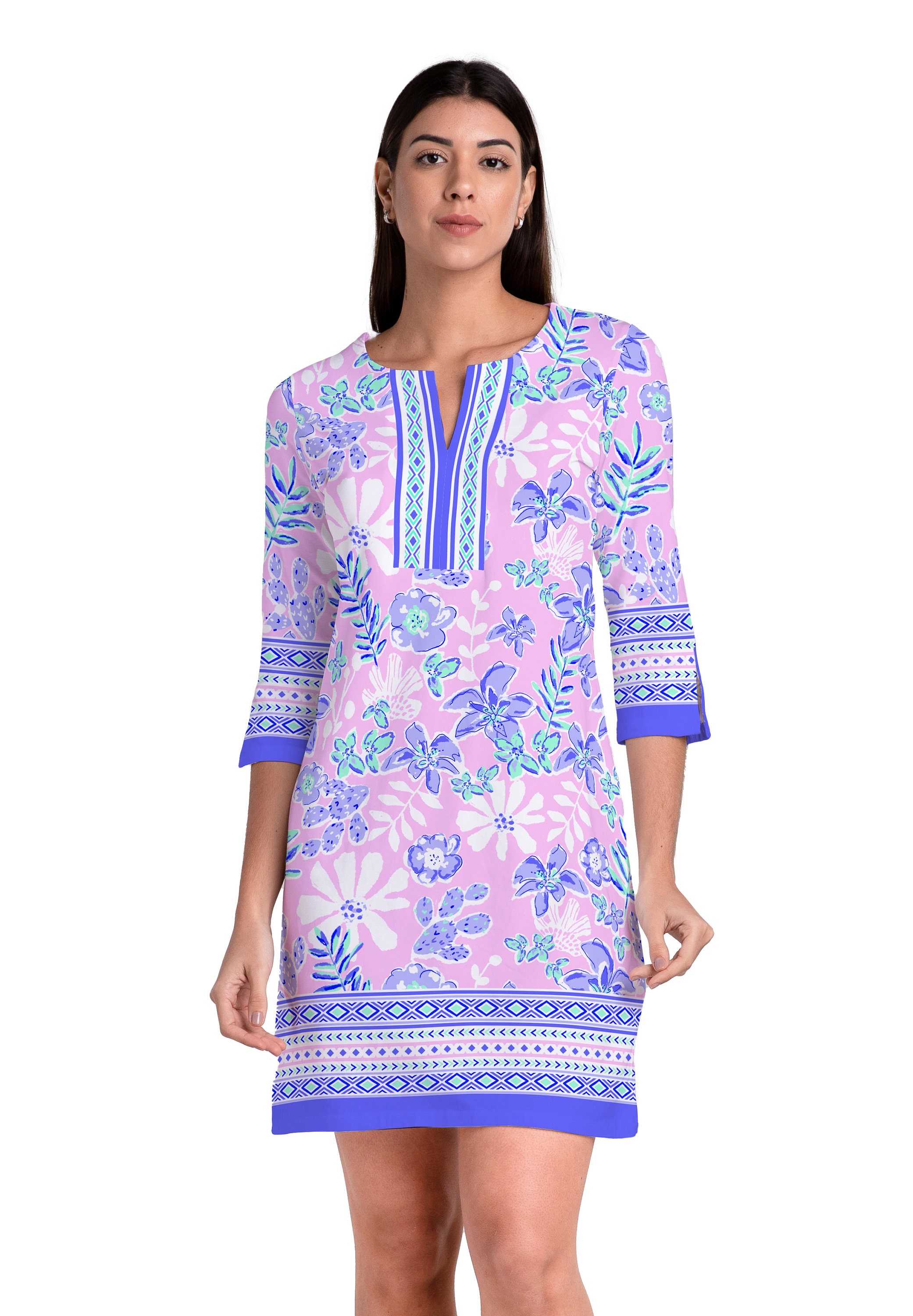 linen shirt dress beach Tropical Paradise Maxi Dress – Gretachic main image 0