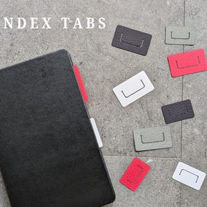 Onglets pour agenda, petite et taille normale pour agendas, intercalaires, étiquettes, signets, marque-pages, touche minimaliste, vendeur britannique