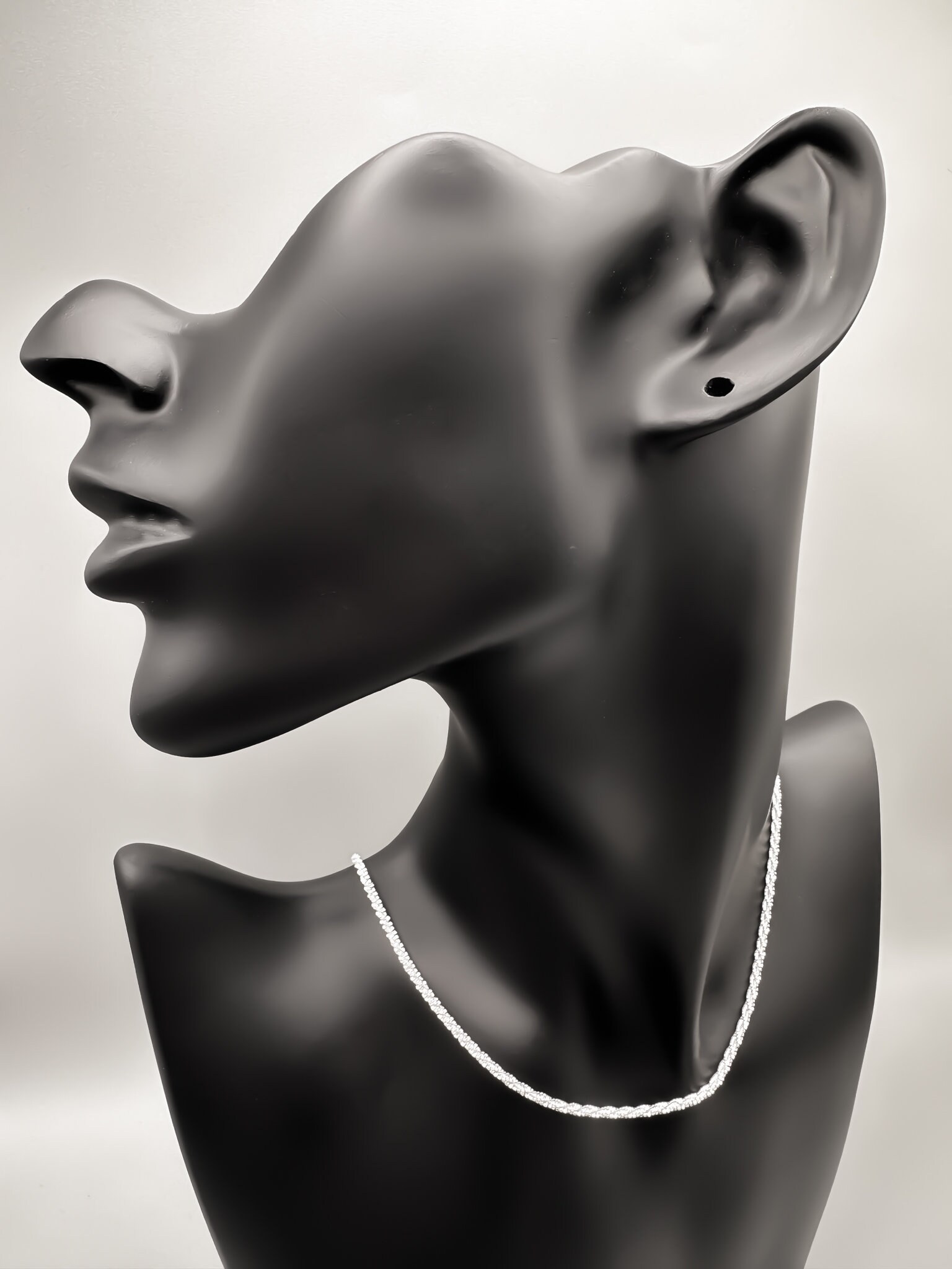 Funkelnde Halskette Aus Legierung | Schmuck-Set Mit Strass | Für Mode-Fans & Hip-Hop Style