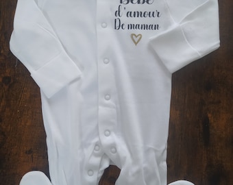 Personalisierter Baby-Pyjama