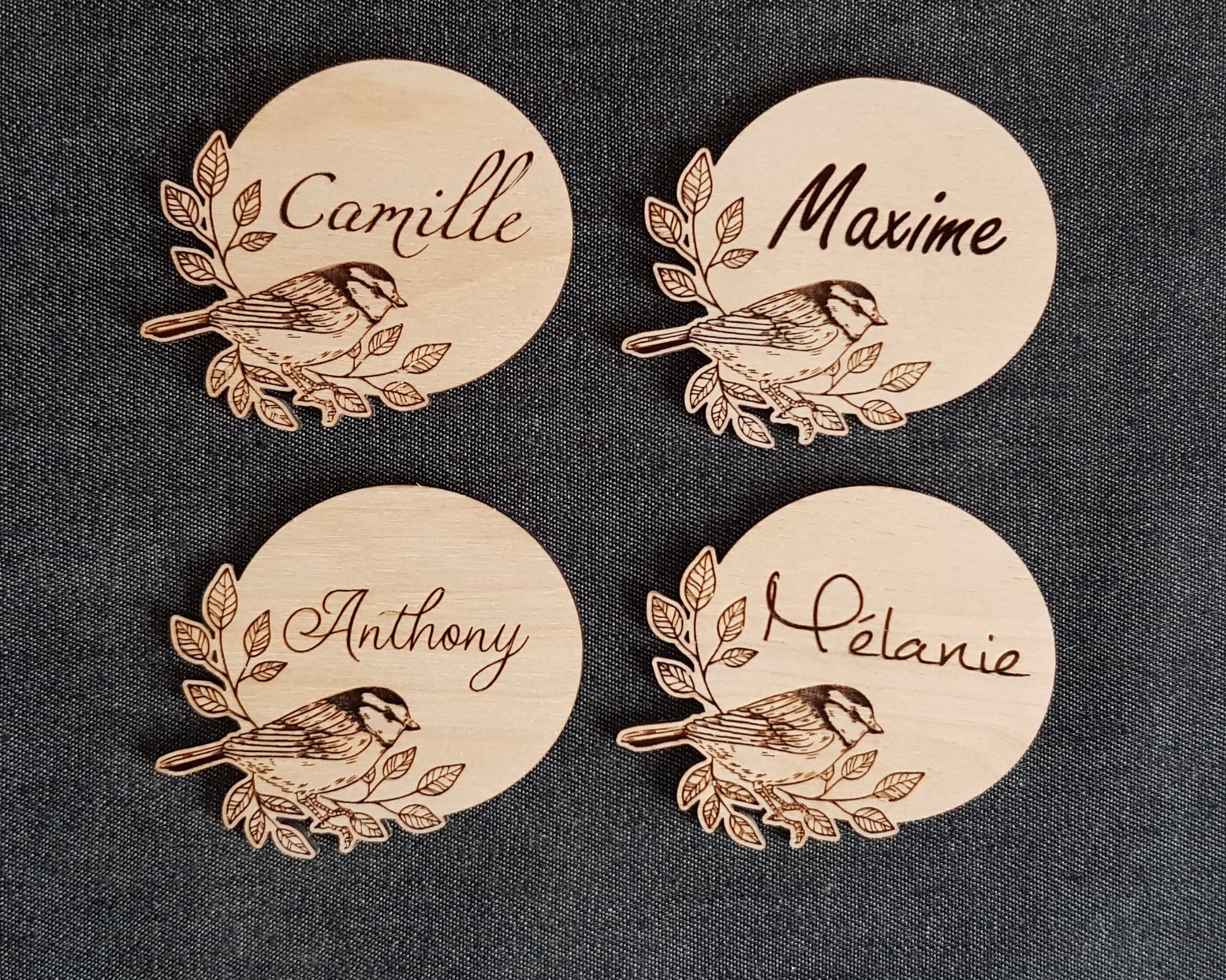 Marque Place Pour Verre écureuil Blanc