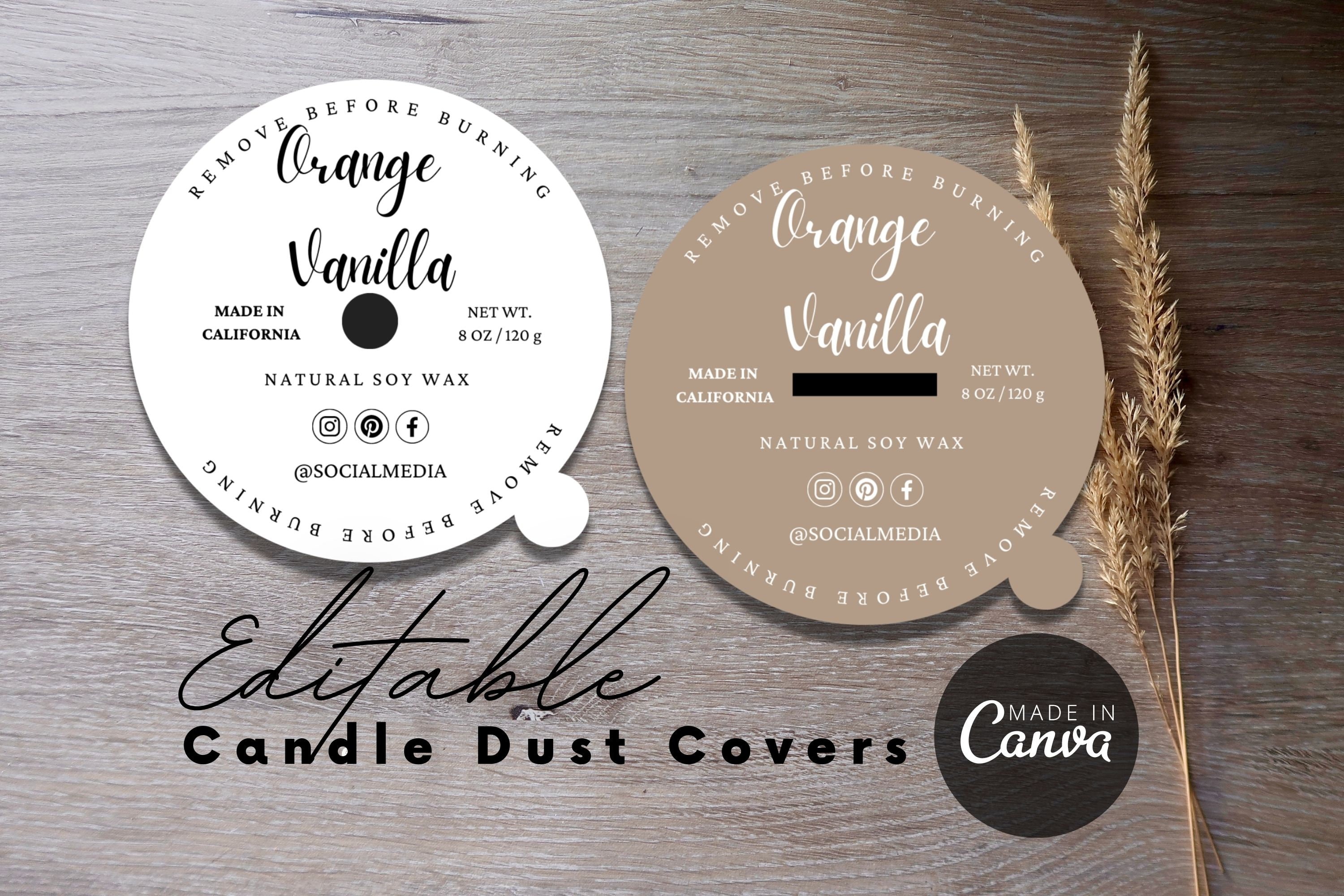 Learn how to make dust covers for candles in Cricut Design Space