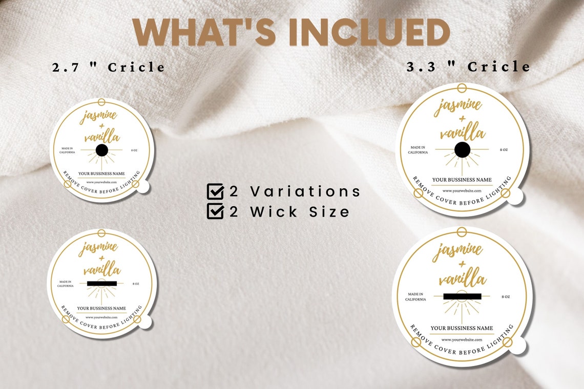 Candle Dust Cover Template Editable &amp; Printable Candle Dust - Etsy