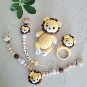 XXL Set Crochet Love Lion