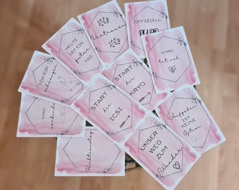 34 cartões de marcos que desejam ter filhos ICSI/FIV