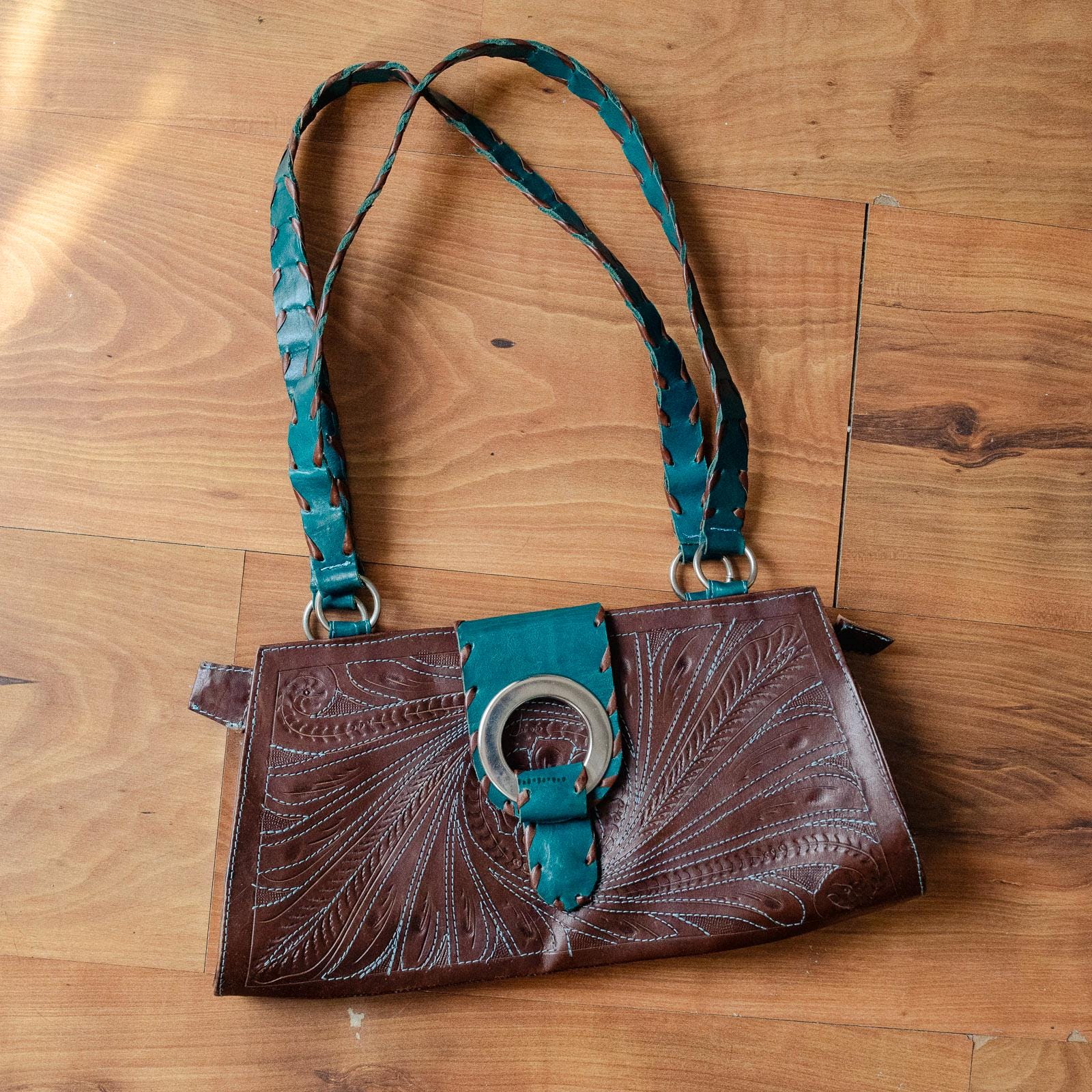 Y2k Leather Bag - Etsy