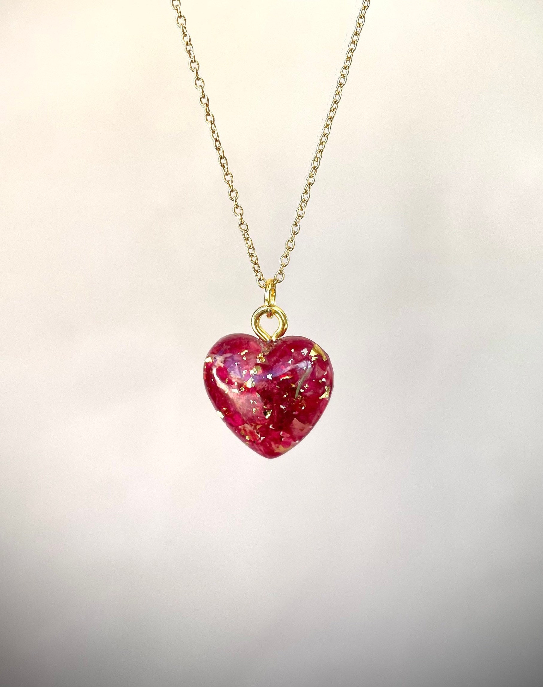 【TATIANA】ROSE FLOWER HEART STRING NECKLACE★送料・関税込 Designer fashion, Seoul-fully created | W Concept