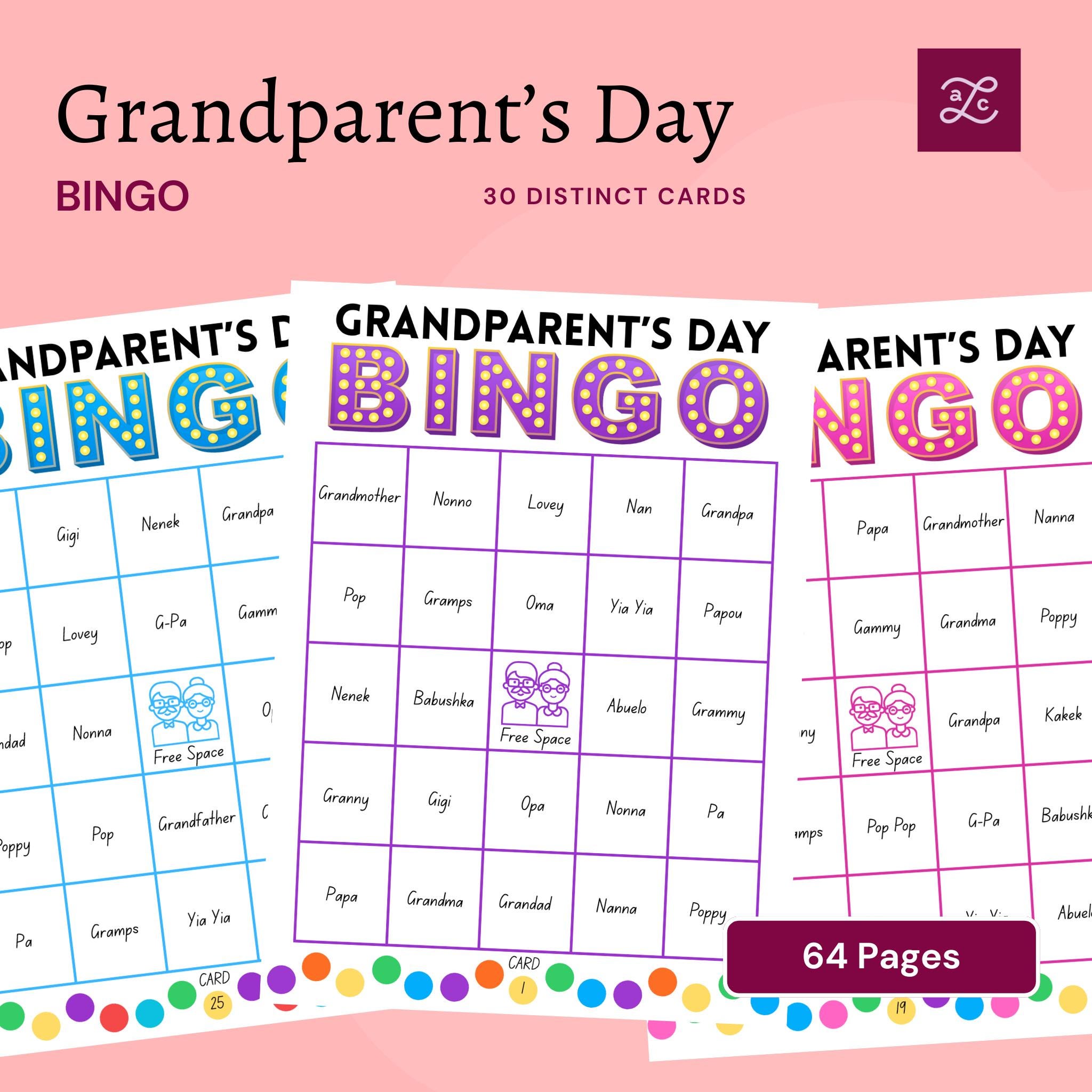 Bingo grandparents - Etsy België, image size:2048x2048