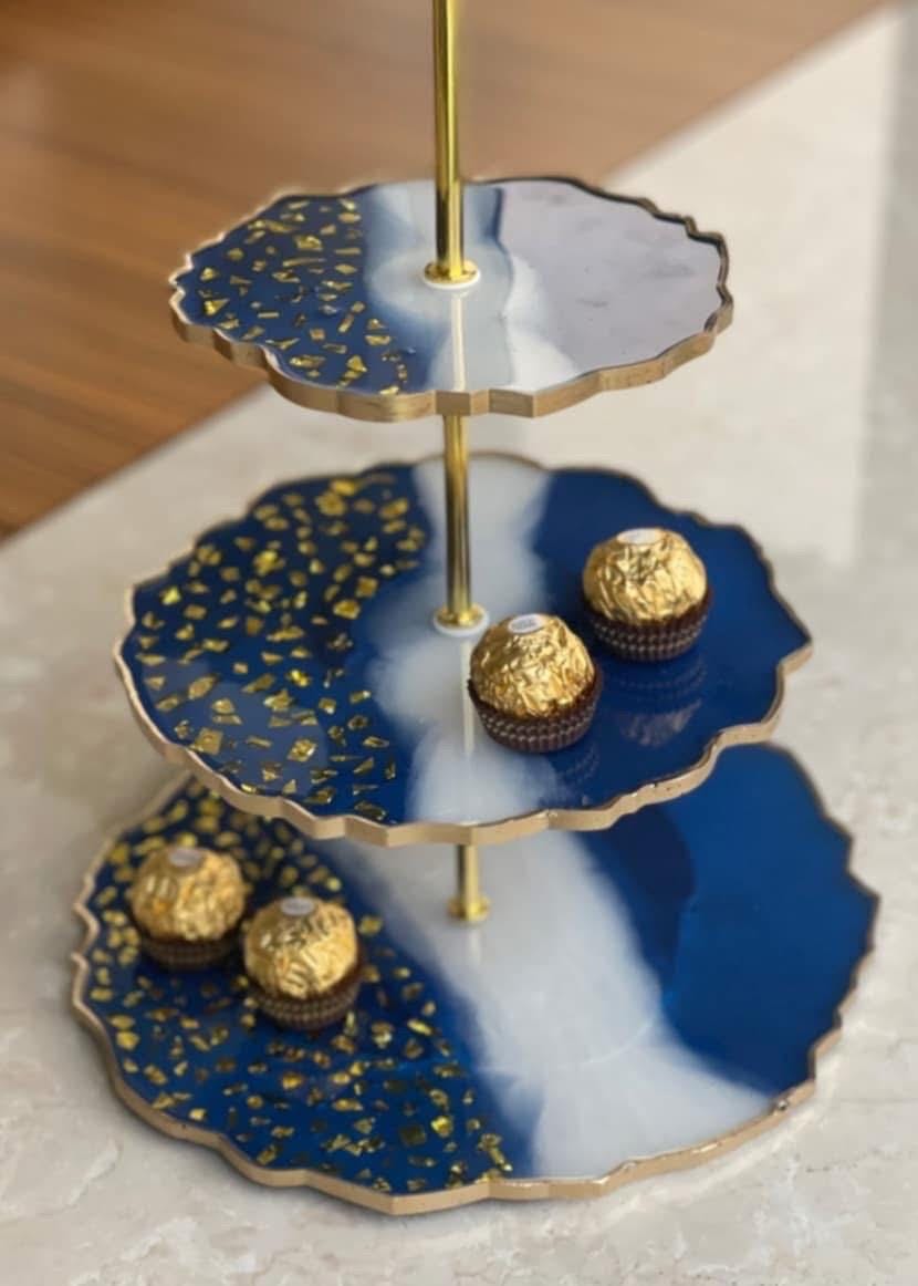 Uv Resin Molds Silicone Thick Cake Stand Molds Epoxy Resin Tier