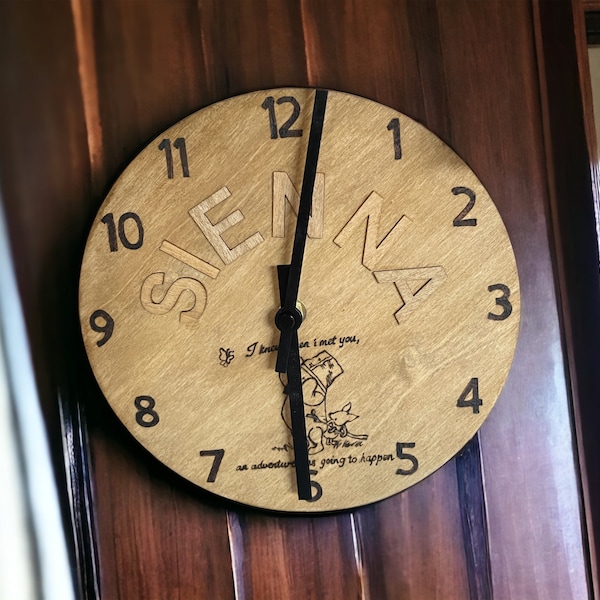 Nursery Clock Etsy UK