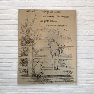 Winnie the Pooh/Peter Rabbit Nursery Wall Art/Bedroom Wall Art