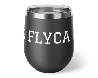 Ahorra FLYCA 2026 Logotipo de protesta Vaso con aislamiento al vacío de cobre