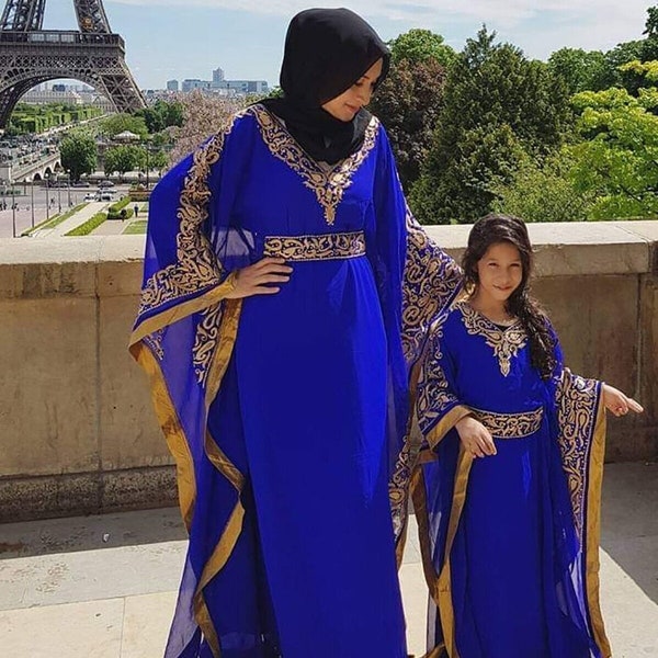 Moroccan Style Kids Party Wear Caftan