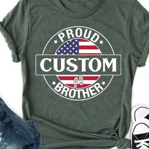 Custom Proud Army Family Shirts, Proud Navy Family Shirts, Proud Air Force Family Shirt, Military Family Gift, Proud Family Matching Shirts