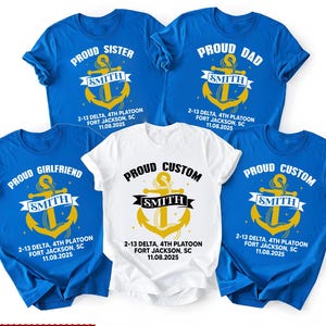 Personalized Military Boot Camp Graduation Shirt, Bootcamp Graduation Sweatshirt, Graduation Day T-shirt, Matching Proud Family Tee