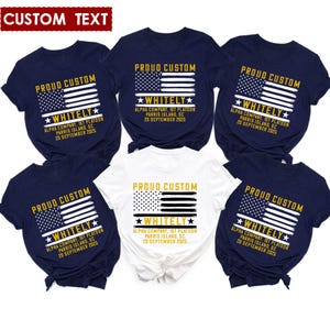 Customized Proud Mom Dad Family Miliraty Shirt, Custom Shirts For Army Family Day With Company And Platoon, Boot Camp Graduation T-Shirt