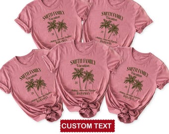 Personalized Family Vacation Club with Family Name Shirts, Making Memories Together Tshirt, Family Beach Trip Shirt, Summer Family Tee