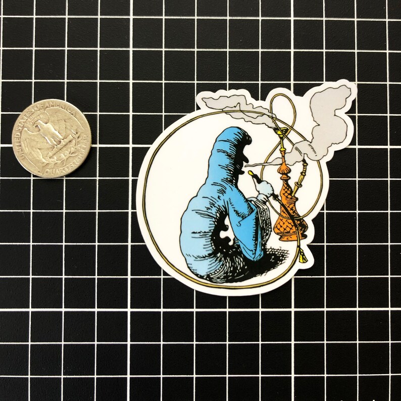 Caterpillar Hookah Alice in Wonderland Handmade Die Cut Etsy