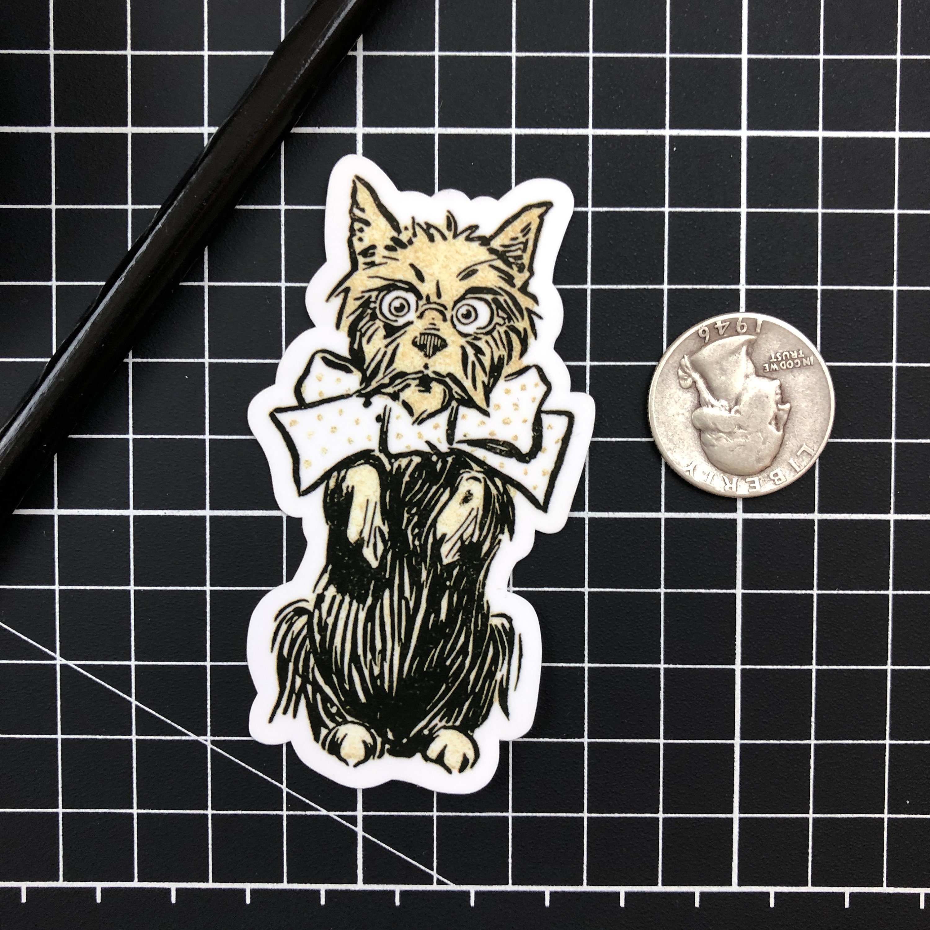 Toto Dog Wizard of Oz Handmade Die Cut Sticker Decal - Etsy Toto Dog Wizard of Oz Handmade Die Cut Sticker Decal - Etsy