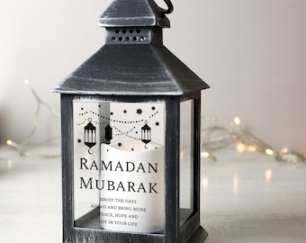 Ramadan,  Eid or Dwali Lantern Personalised Gift