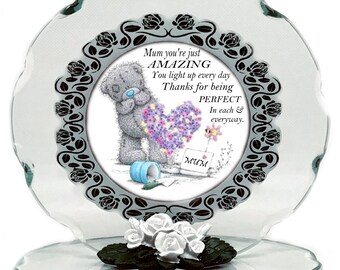 Mum Cut Glass Poem Plaque Gift for Any occasion  Mothers Day, Birthday, Mother of Bride or other