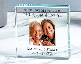 Presse-papiers en verre photo cadeau personnalisé pour maman, parfait pour TOUTES les occasions