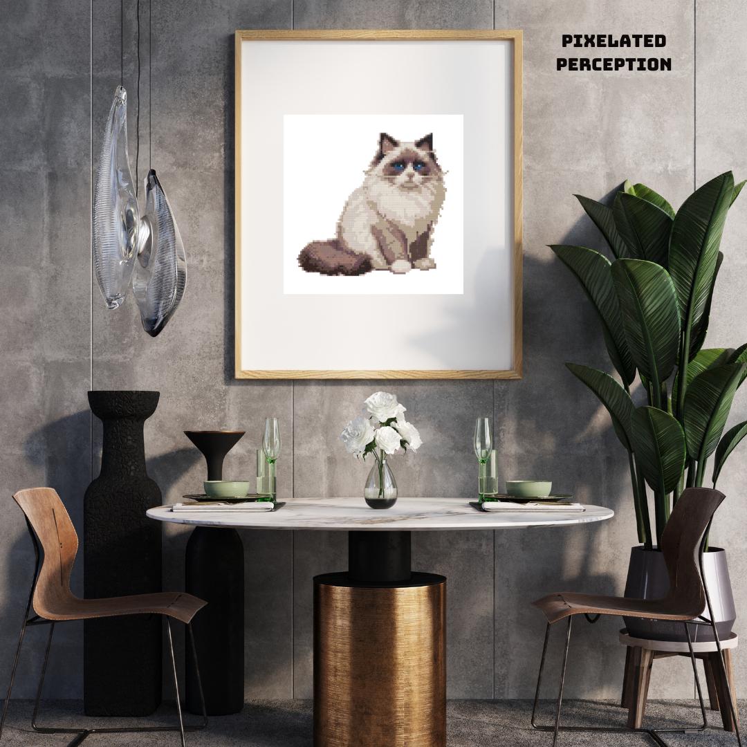 Ragdoll Cat | Cross Stitch Pattern | PDF Pattern | Instant Download - Etsy