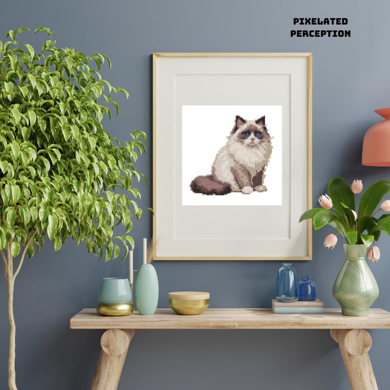Ragdoll Cat | Cross Stitch Pattern | PDF Pattern | Instant Download - Etsy
