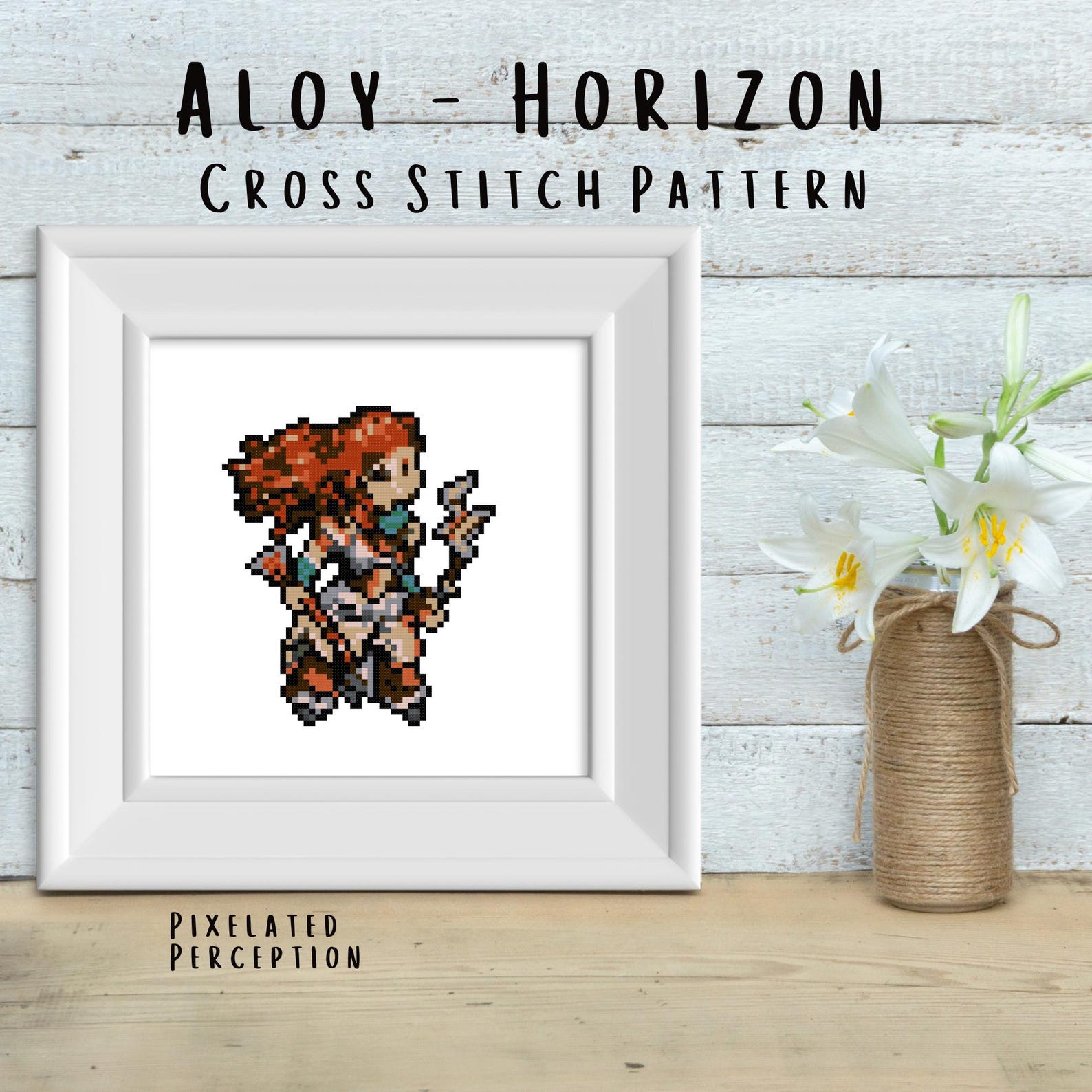 Aloy Rim Pdf Aloy Horizon Zero Dawn & Forbidden West Cross Stitch Patterns Cross ...