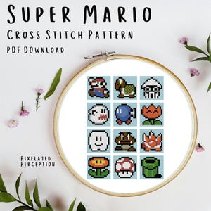 Super Mario | Cross Stitch Pattern | PDF Pattern | Instant Download