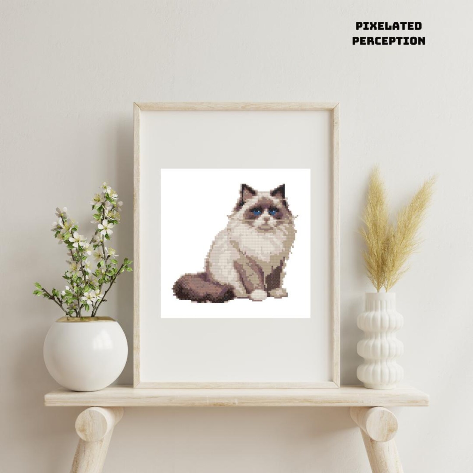 Ragdoll Cat | Cross Stitch Pattern | PDF Pattern | Instant Download - Etsy