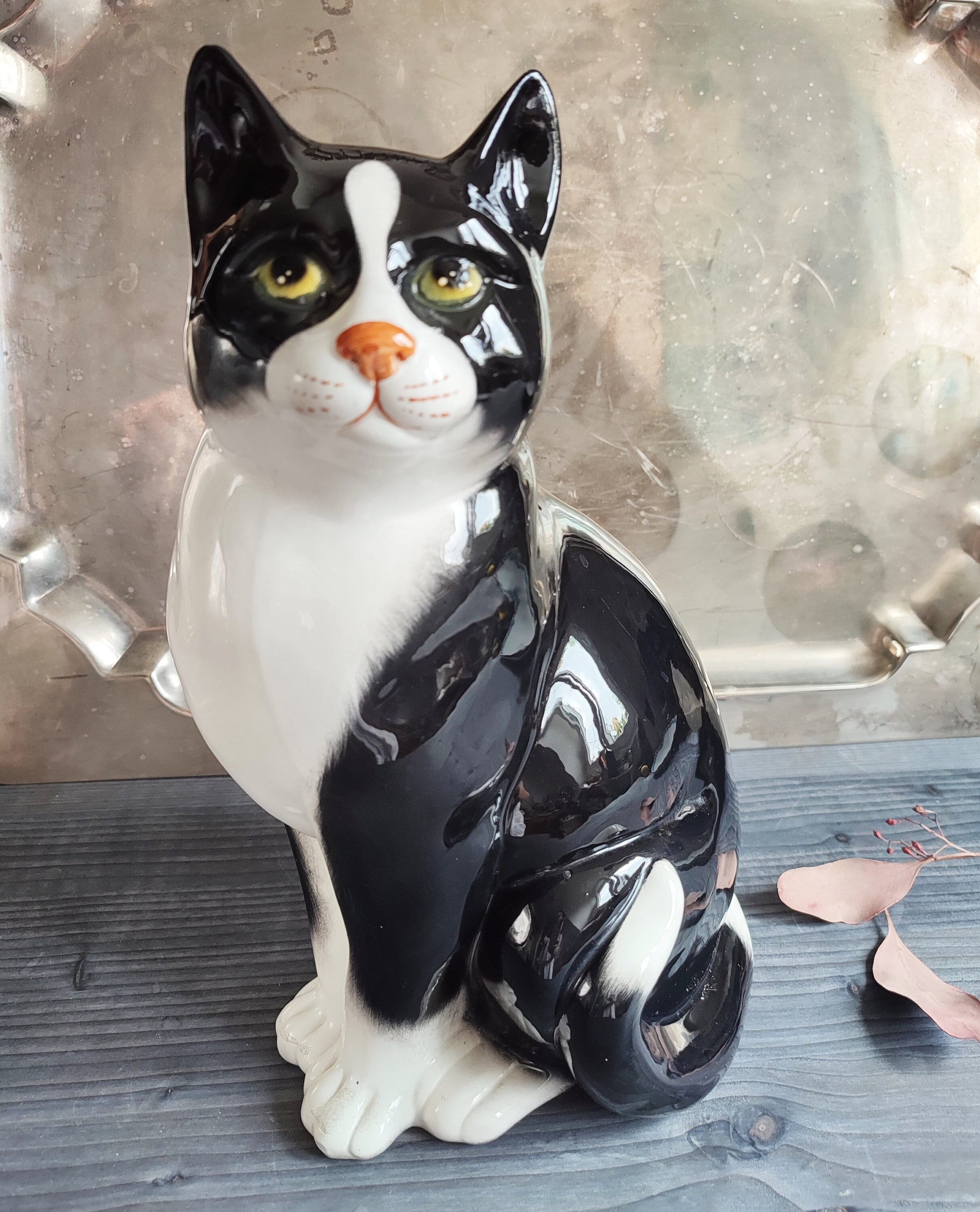 Deko Werbe Tier Figur Katze schwarz günstig online kaufen